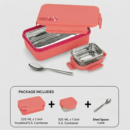 Nakoda PUNCH PLAIN | School Tiffin Box