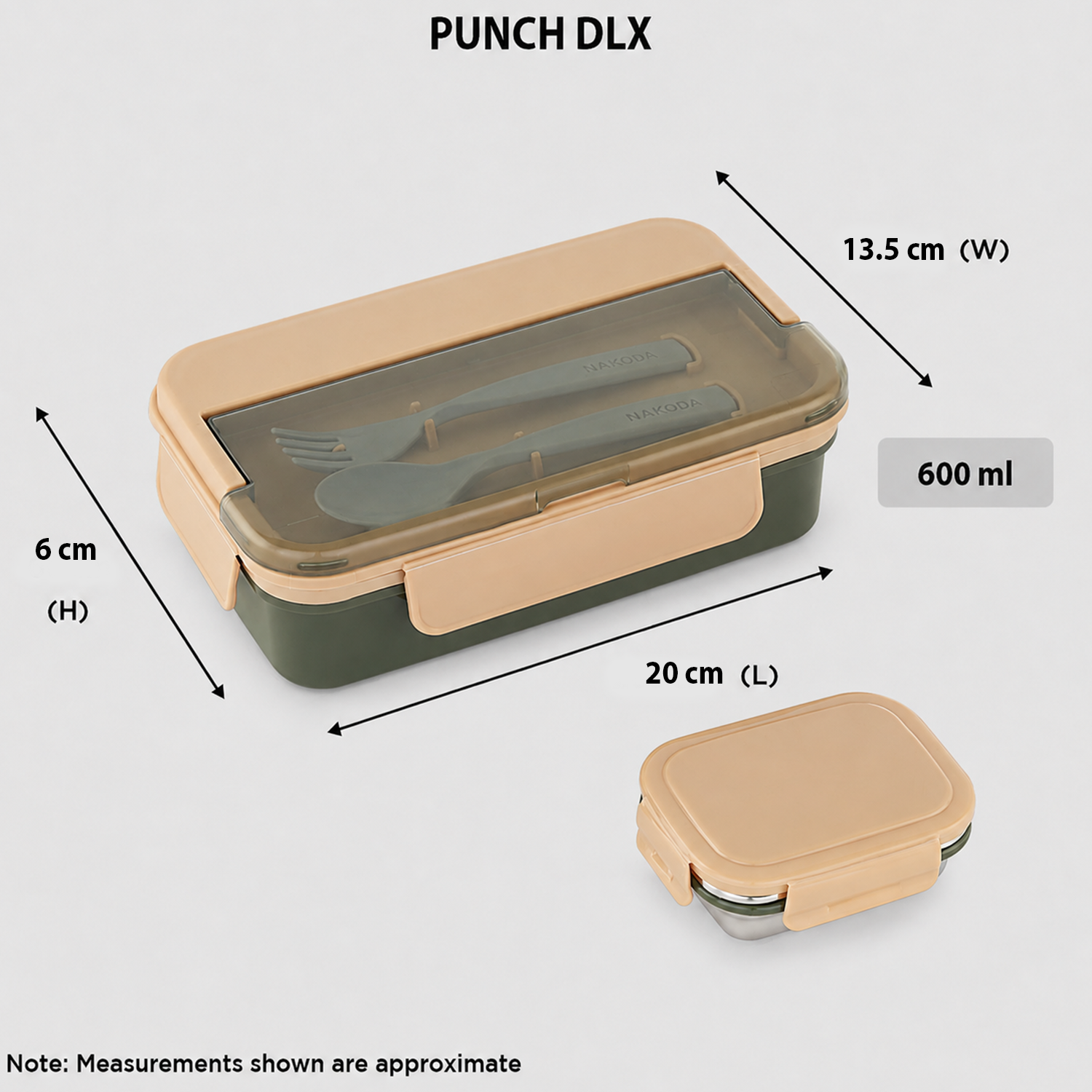 Nakoda PUNCH DLX | School Tiffin Box