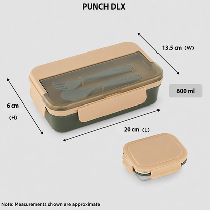 Nakoda PUNCH DLX | School Tiffin Box