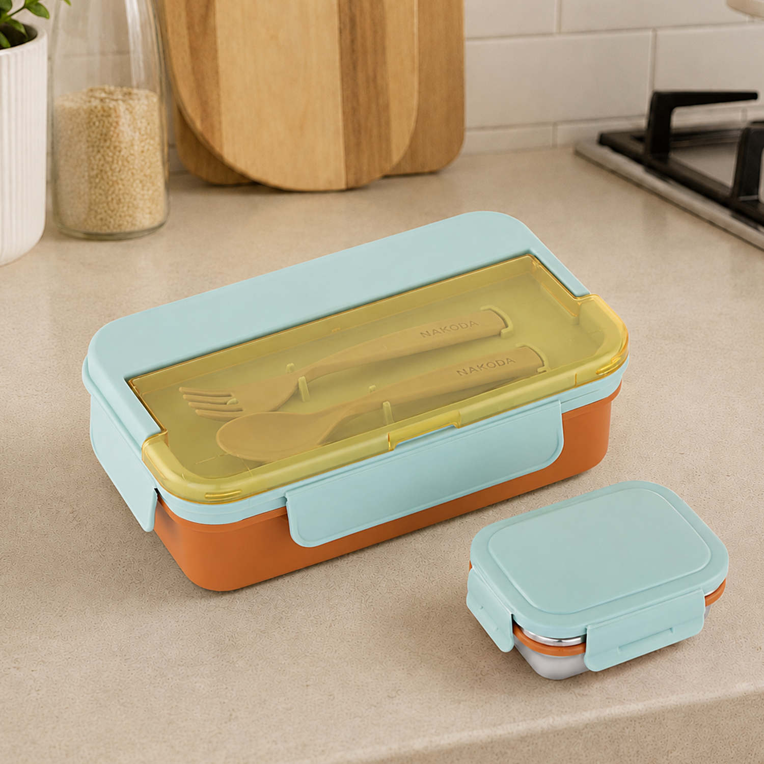 Nakoda PUNCH DLX | School Tiffin Box