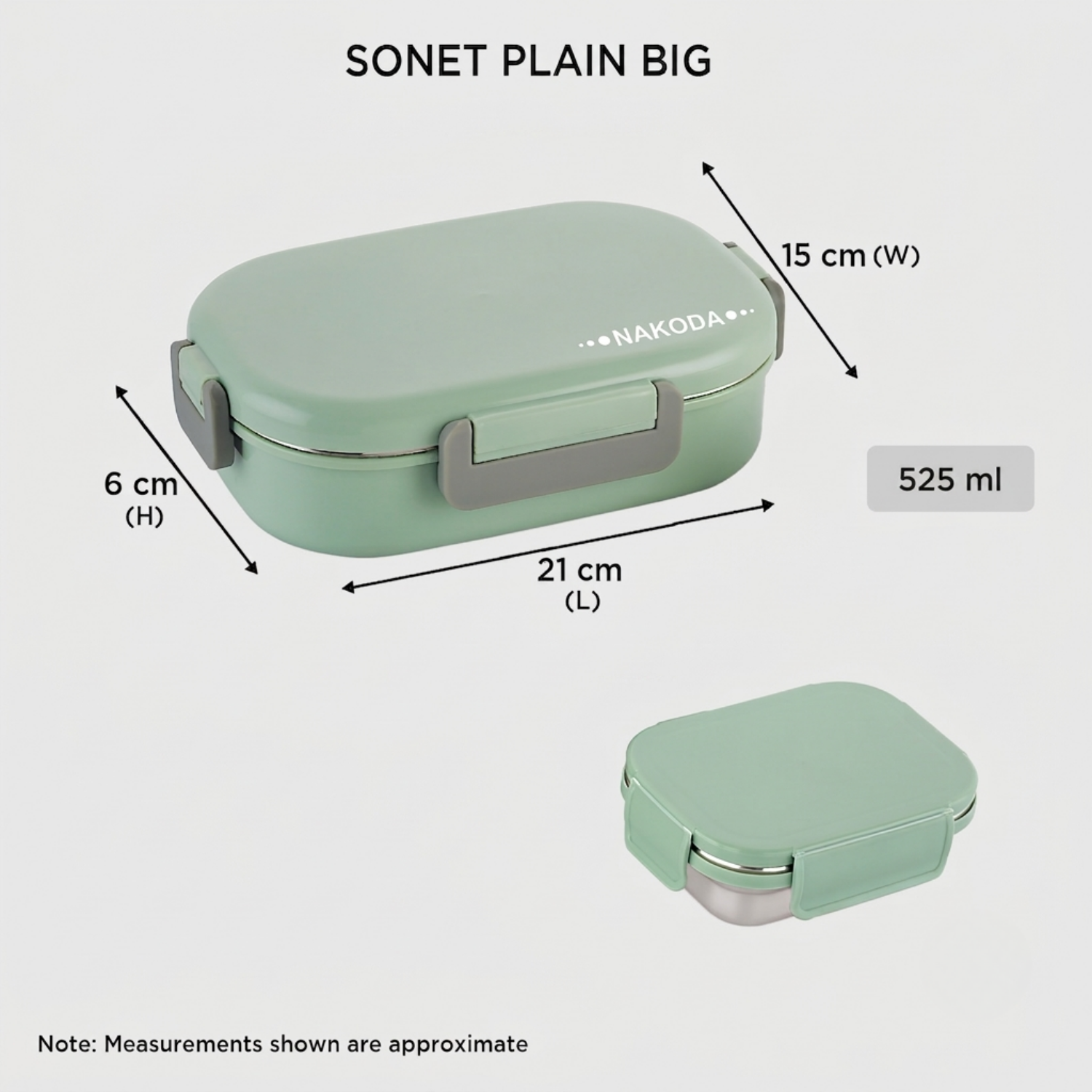 Nakoda SONET PLAIN BIG | School Tiffin Box
