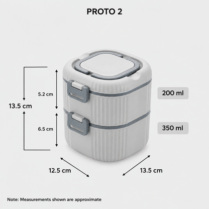 NAKODA PROTO OFFICE TIFFIN | 2 COMPARTMENTS