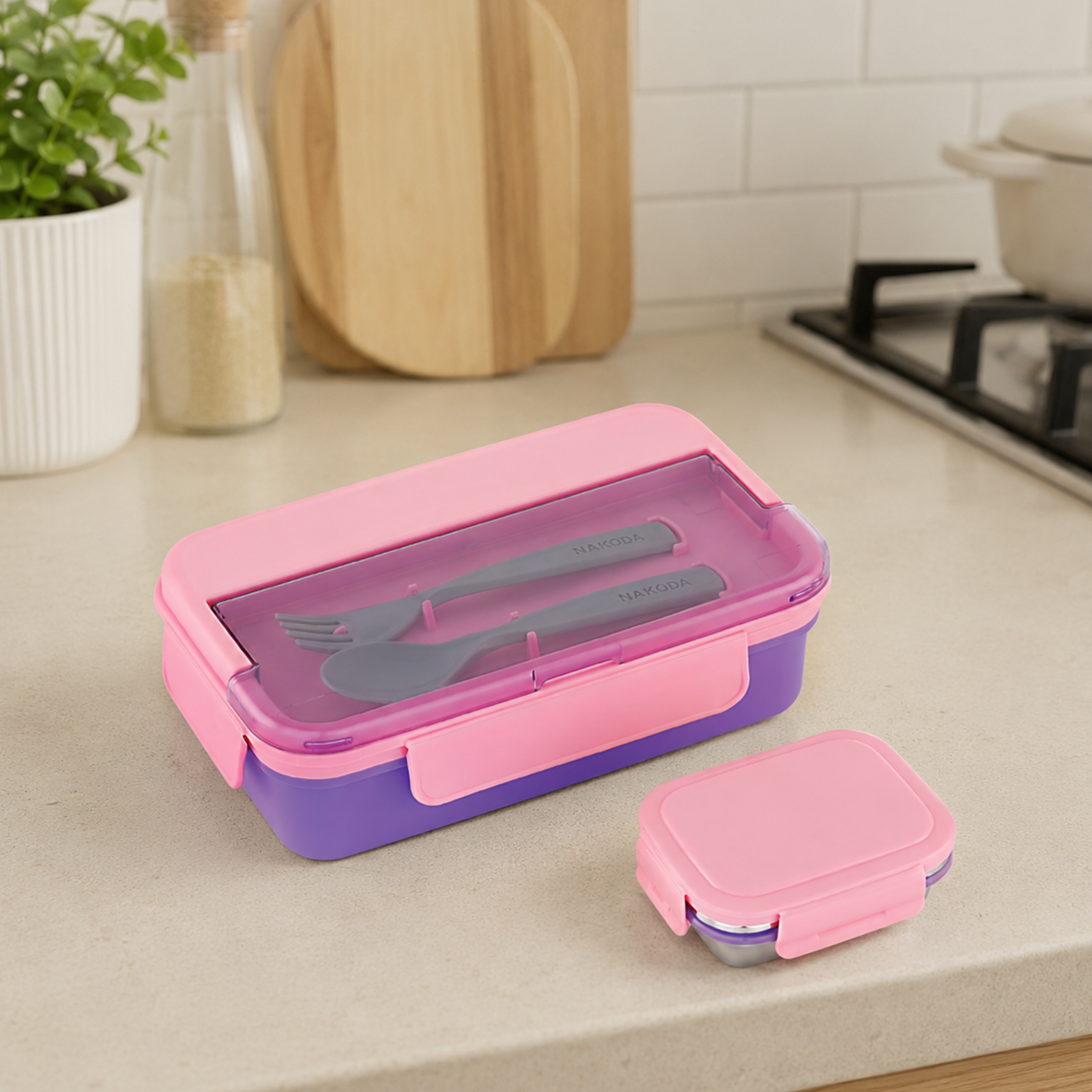 Nakoda PUNCH DLX | School Tiffin Box