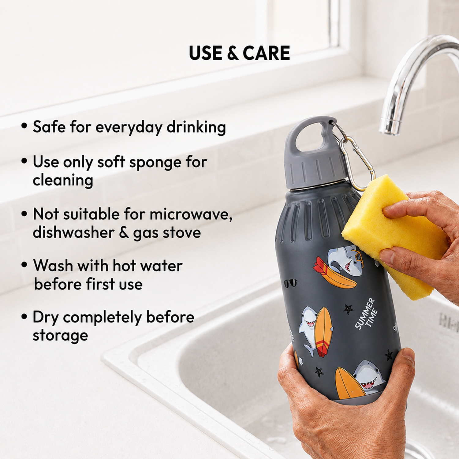 Nakoda Gili 400 Insulated Water Bottle, 430ml