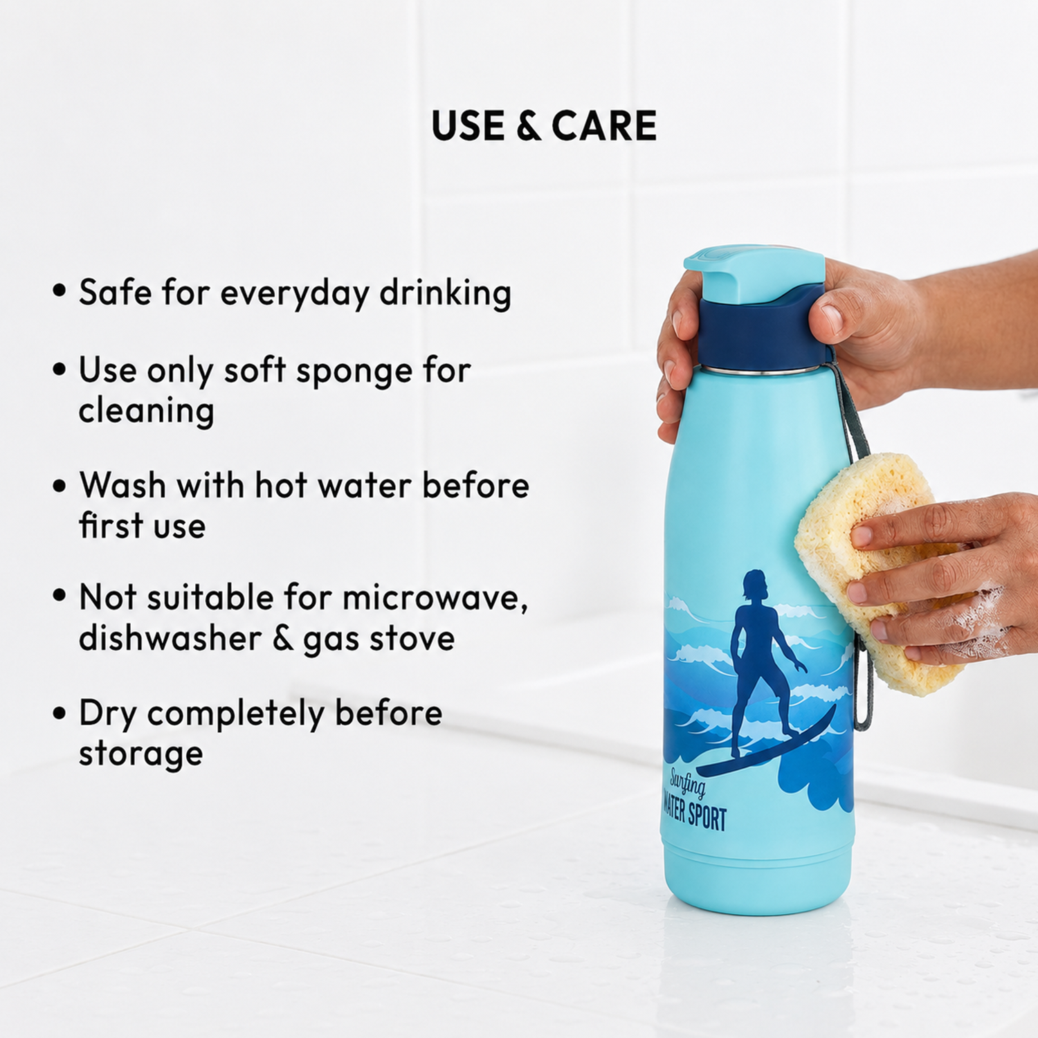 Nakoda Force 900 Insulated Water Bottle, 630ml