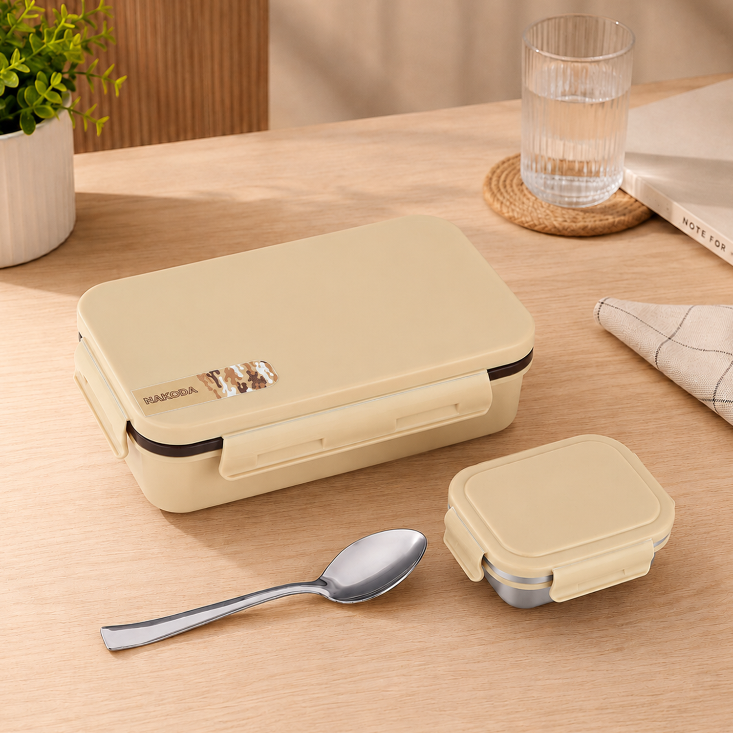 Nakoda PUNCH PLAIN | School Tiffin Box
