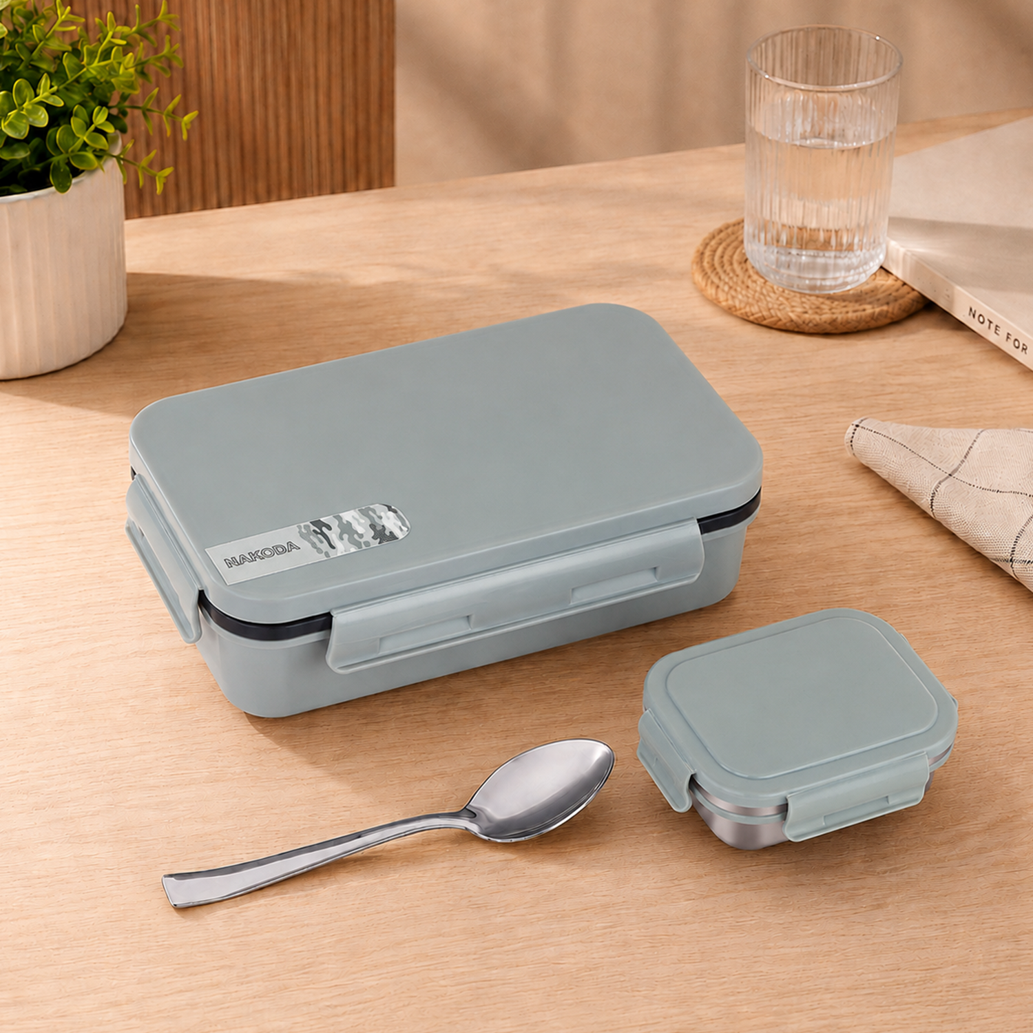 Nakoda PUNCH PLAIN | School Tiffin Box