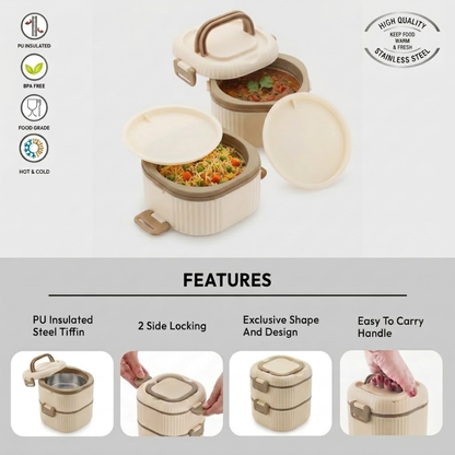 NAKODA PROTO OFFICE TIFFIN | 2 COMPARTMENTS