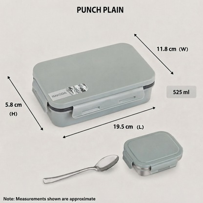 Nakoda PUNCH PLAIN | School Tiffin Box