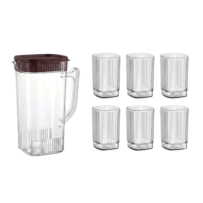 Nakoda FINO JUG WITH 6 PC GLASS SET