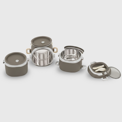 Nakoda Eros Office Tiffin, 3 Compartments