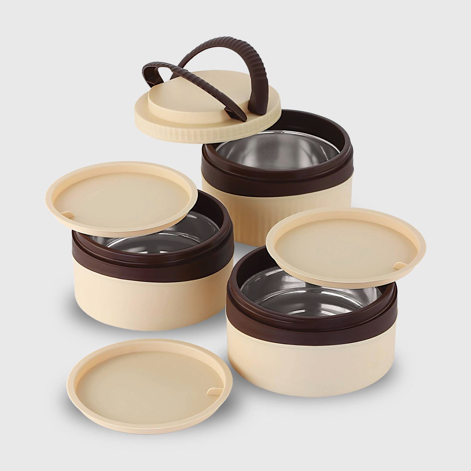 Nakoda Zepto Office Tiffin | 3 Compartments