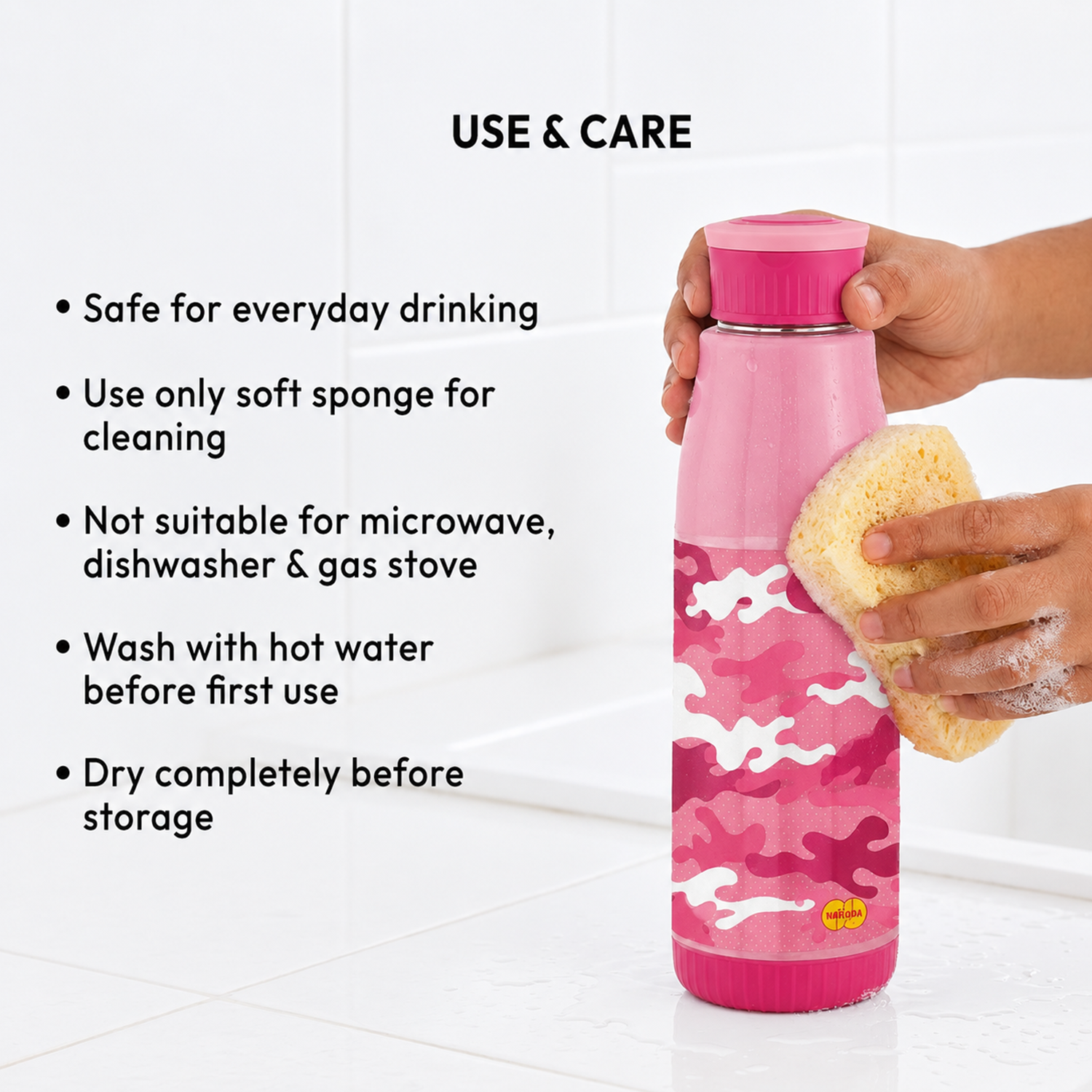 Nakoda Camo 900 Insulated Water Bottle, 630ml