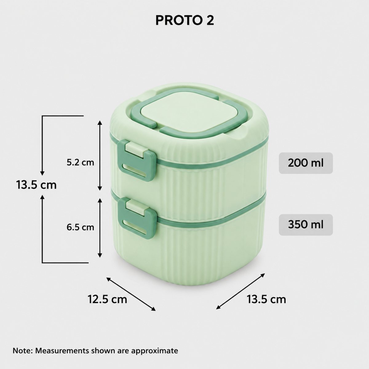NAKODA PROTO OFFICE TIFFIN | 2 COMPARTMENTS