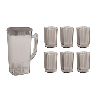 Nakoda FINO JUG WITH 6 PC GLASS SET