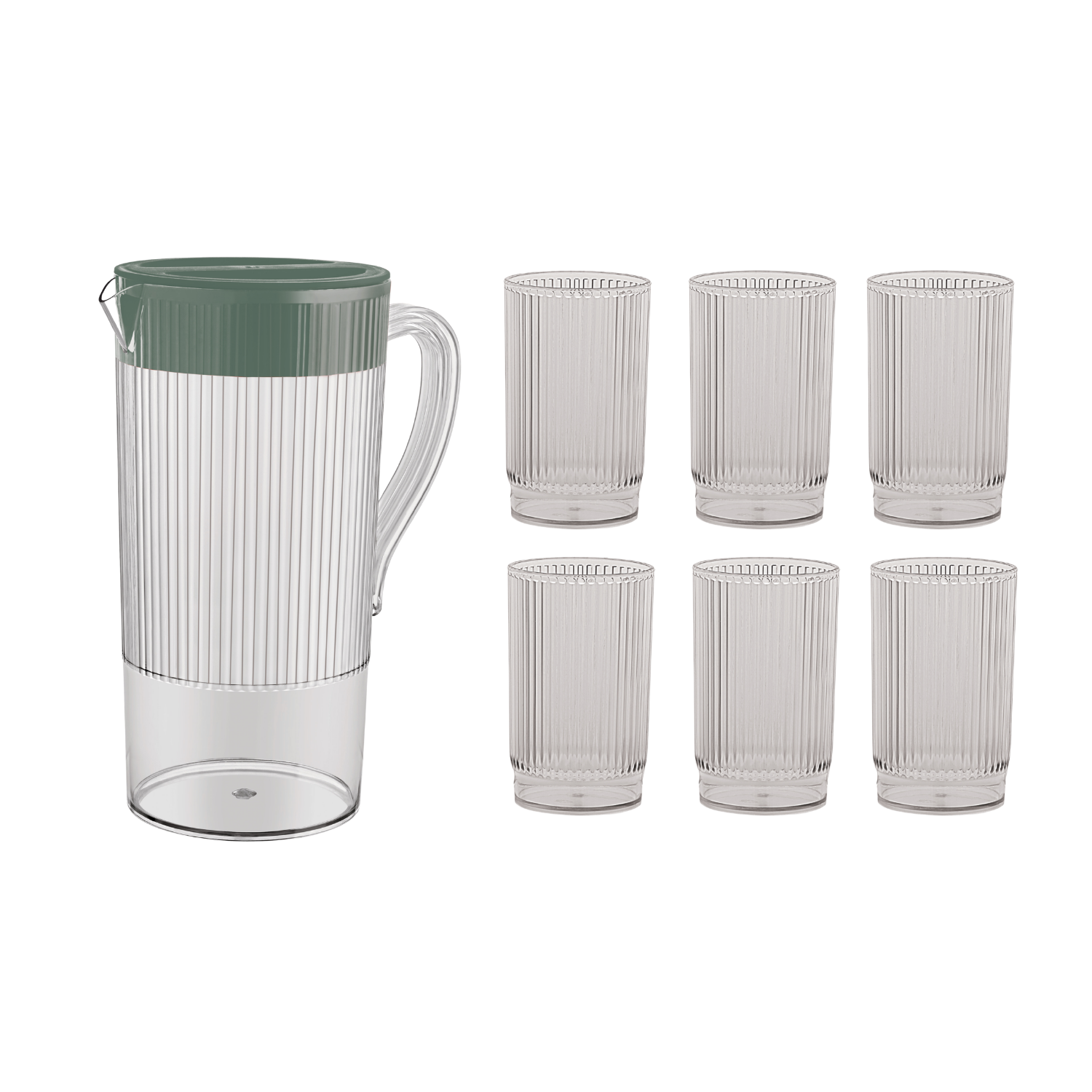 Nakoda SIRI JUG WITH 6 PC GLASS SET