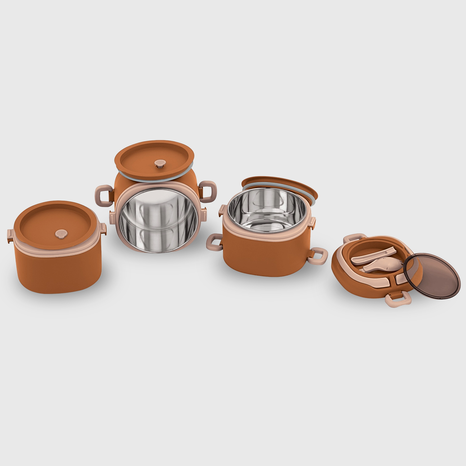 Nakoda Eros Office Tiffin, 3 Compartments