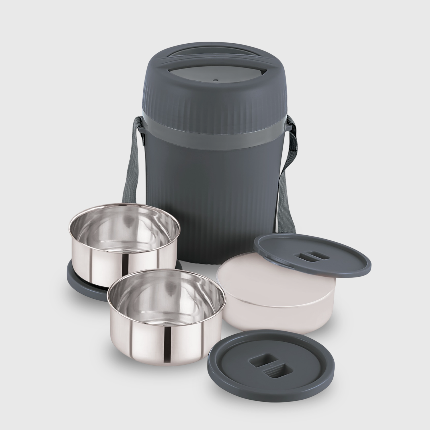 Nakoda Comet Big Office Tiffin | Set of 3