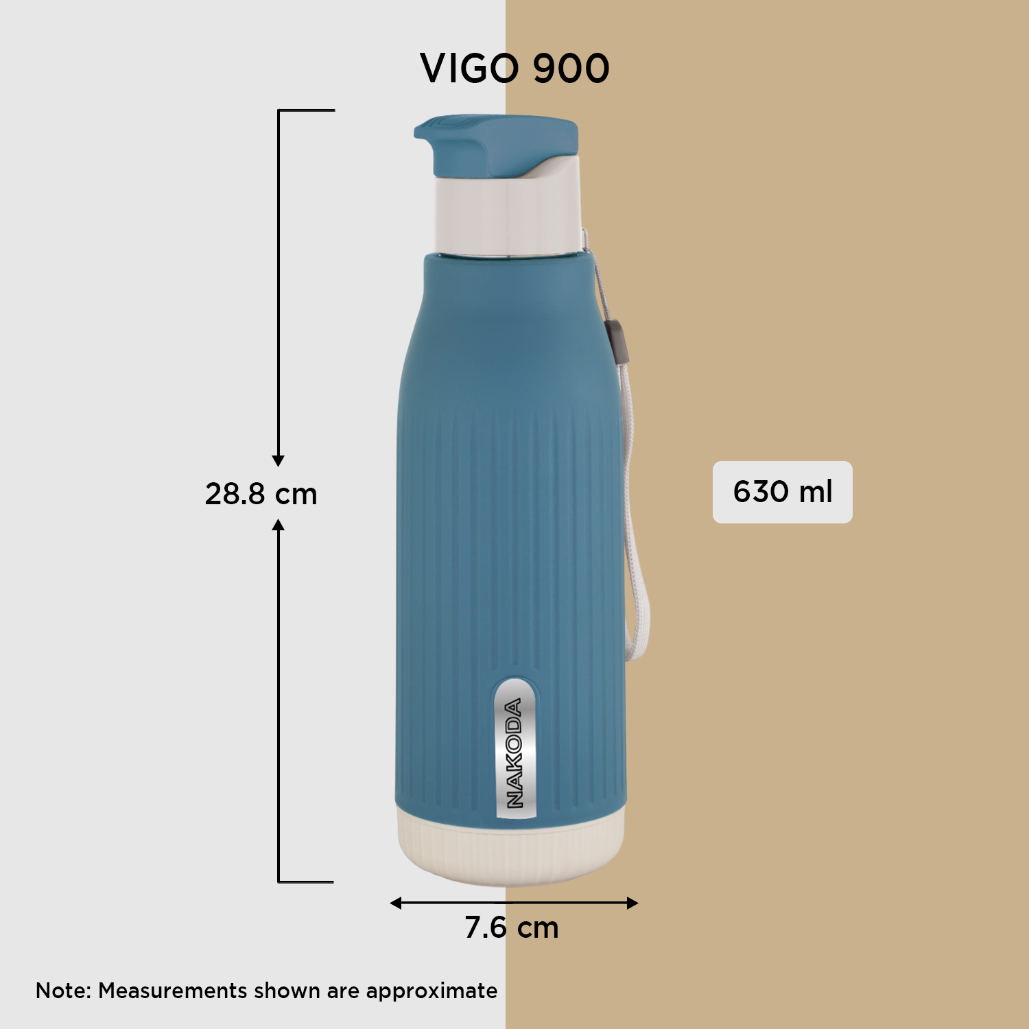 Vigo 900 Insulated Water Bottle, 630ml