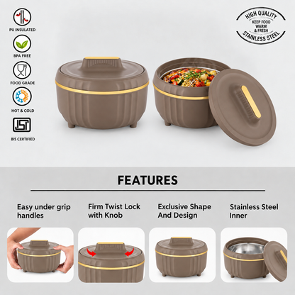 NAKODA REGALO SET - 1500/1500 | INSULATED CASSEROLE SET