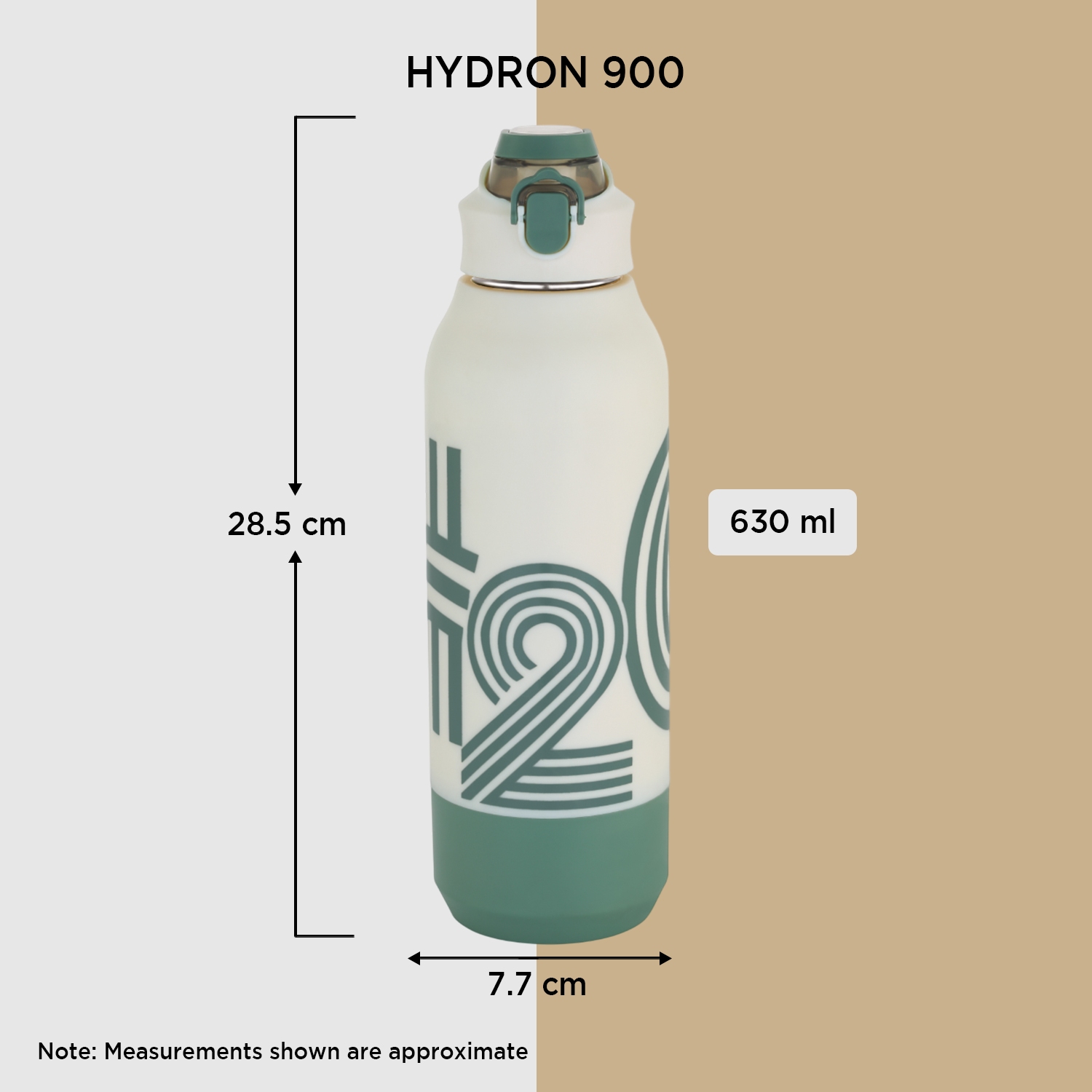 Hydron 900 Insulated Water Bottle, 630ml