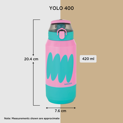 Yolo 900 Insulated Water Bottle, 420ml