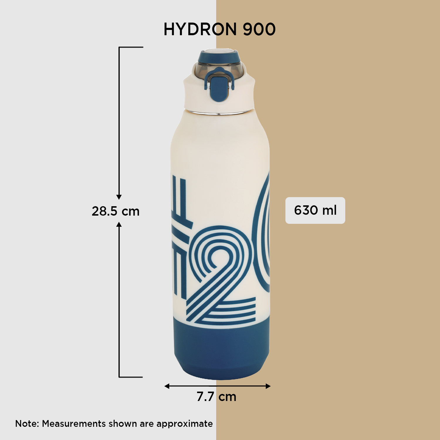 Hydron 900 Insulated Water Bottle, 630ml