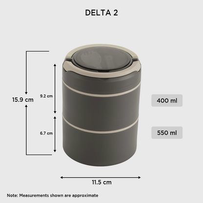 Nakoda Delta Office Tiffin | 2 Compartments