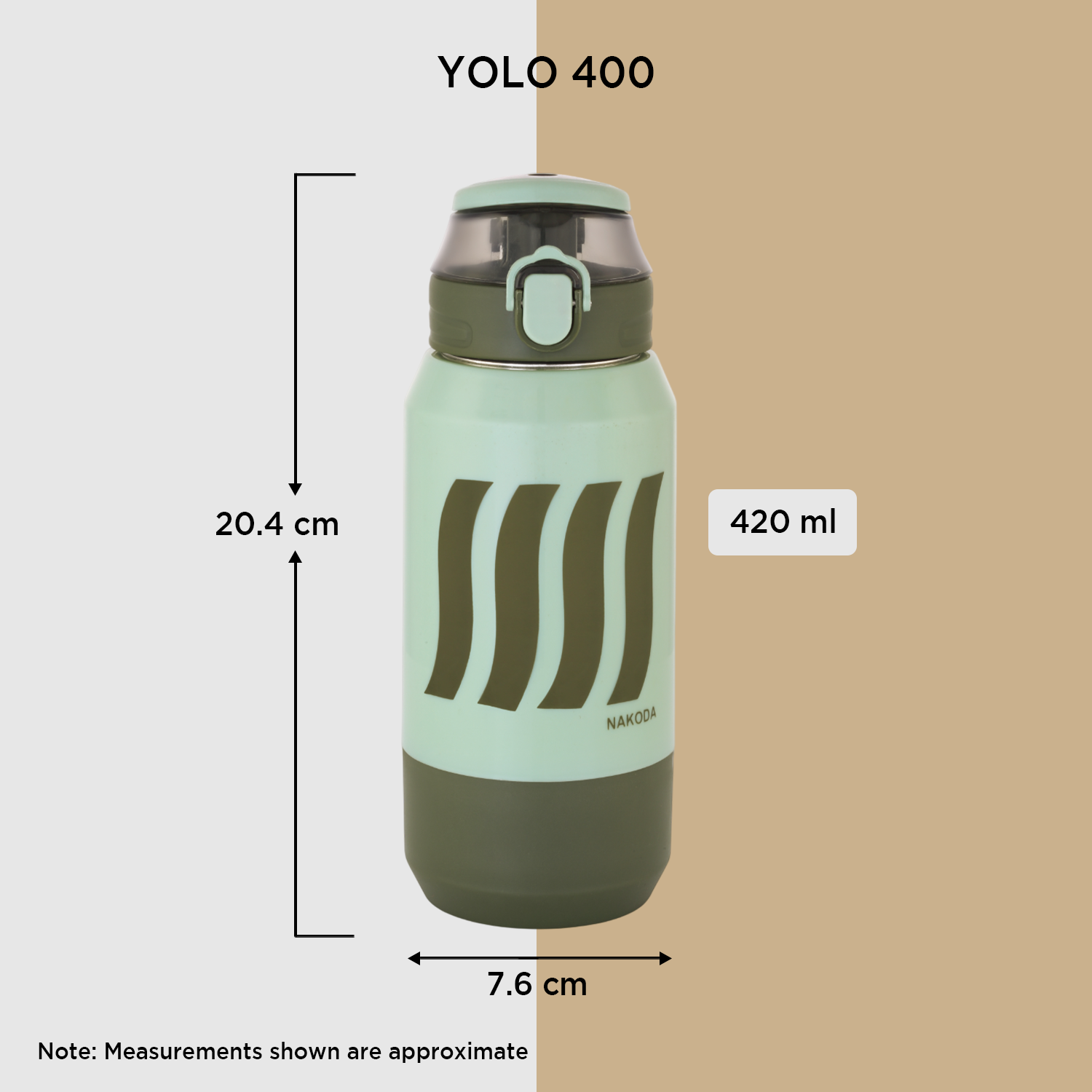 Yolo 900 Insulated Water Bottle, 420ml
