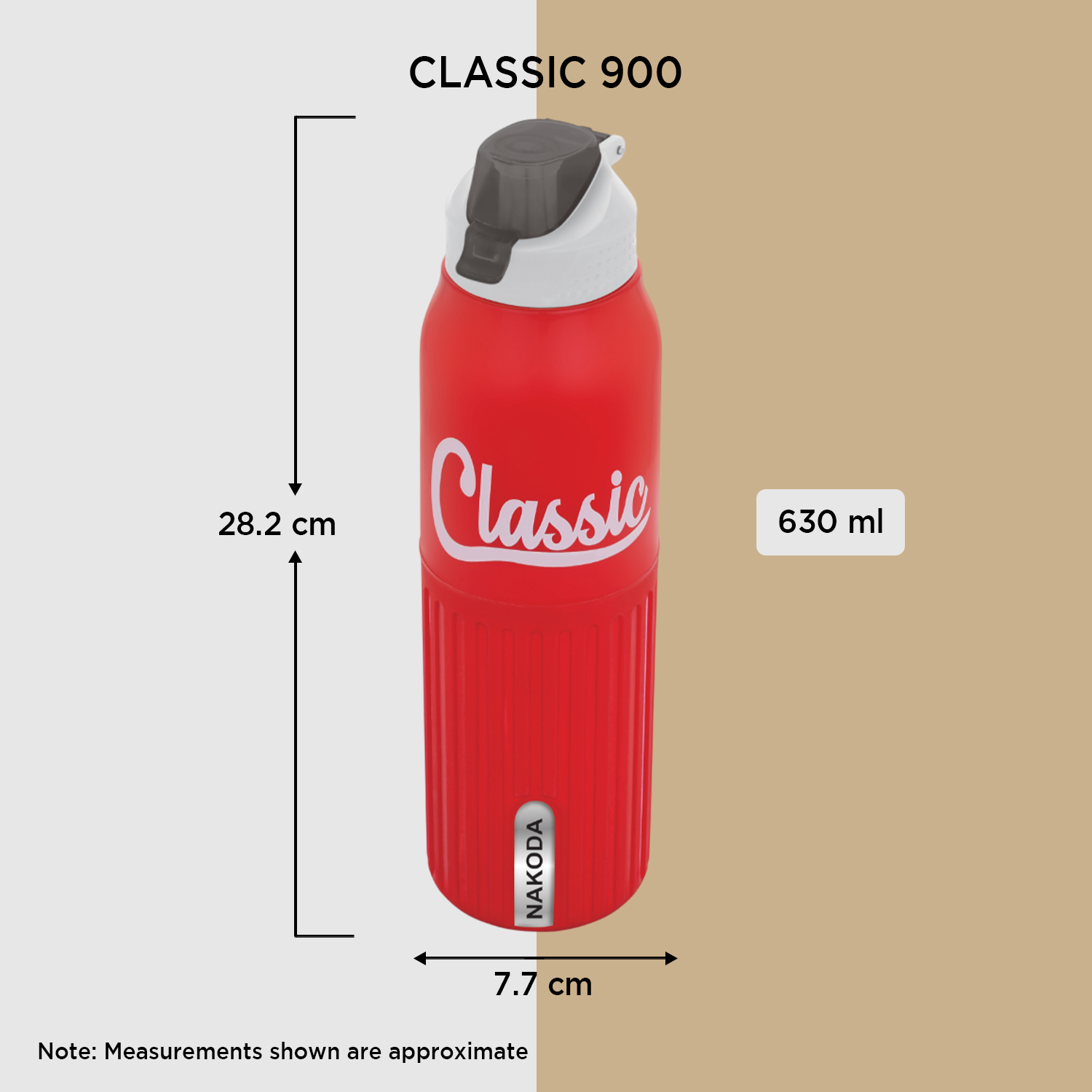 Classic 900 Insulated Water Bottle, 630ml