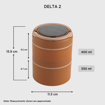 Nakoda Delta Office Tiffin | 2 Compartments