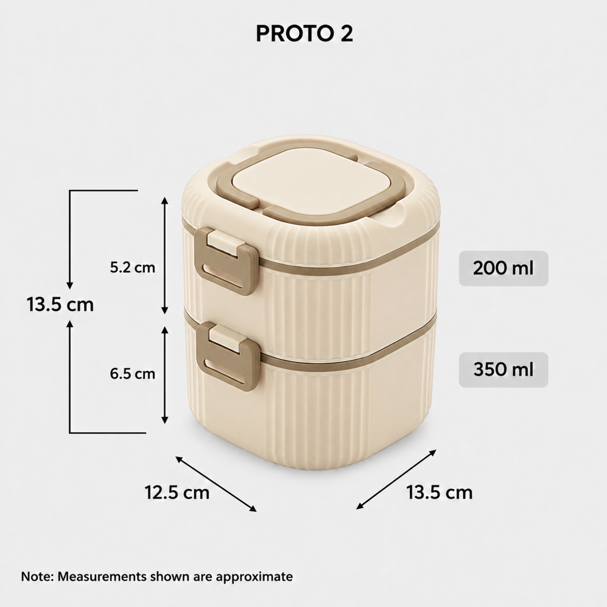 NAKODA PROTO OFFICE TIFFIN | 2 COMPARTMENTS