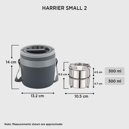 Nakoda Harrier Small Office Tiffin | Set of 2