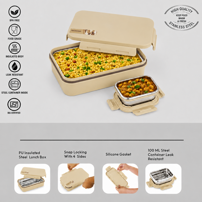 Nakoda PUNCH PLAIN | School Tiffin Box
