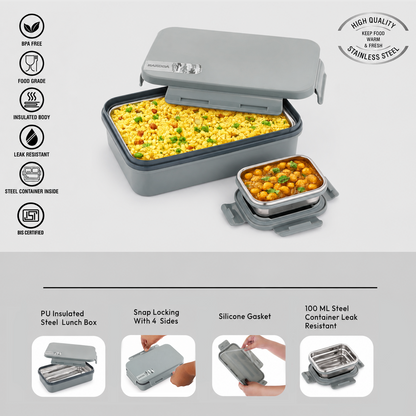 Nakoda PUNCH PLAIN | School Tiffin Box