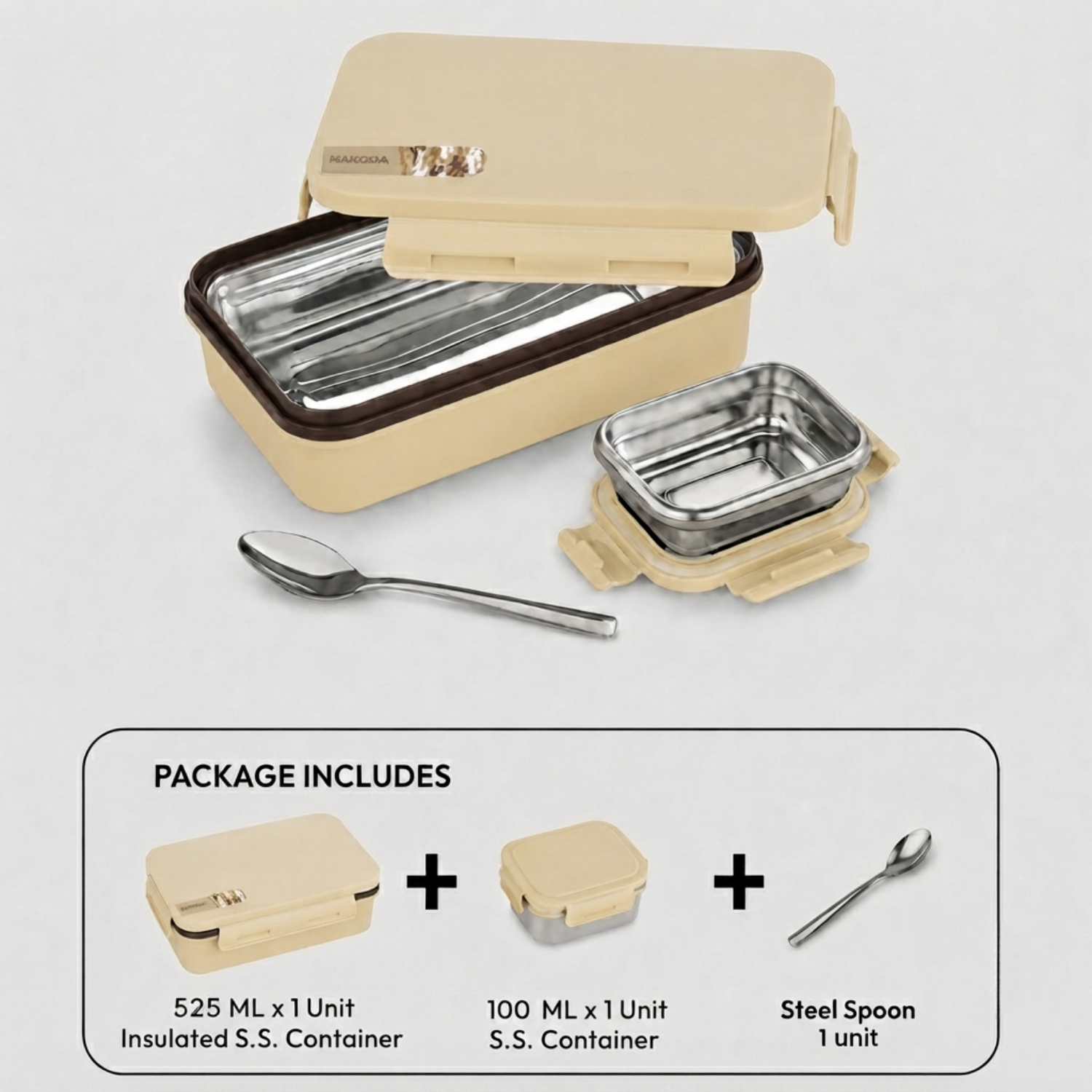 Nakoda PUNCH PLAIN | School Tiffin Box