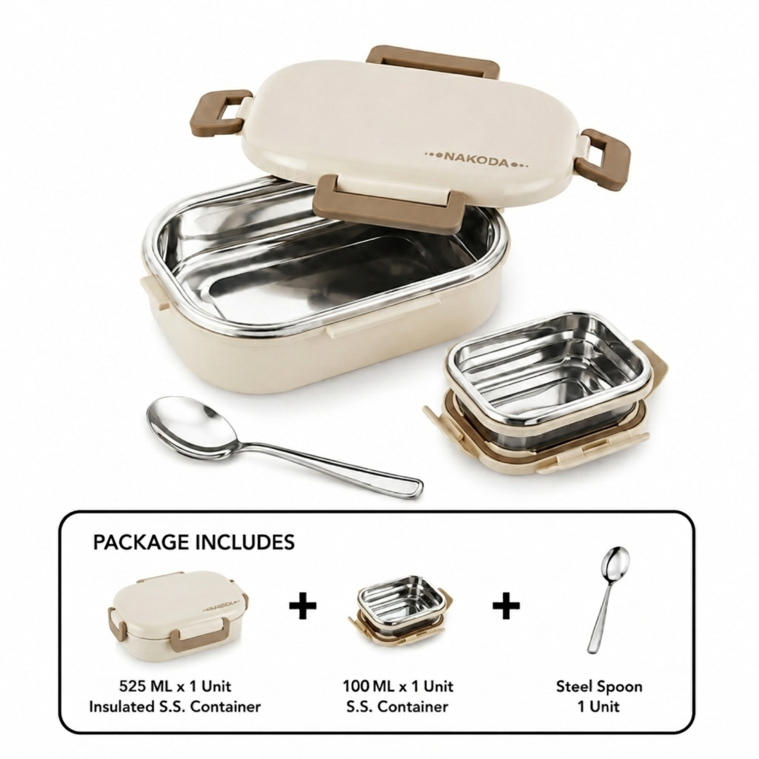 Nakoda SONET PLAIN BIG | School Tiffin Box
