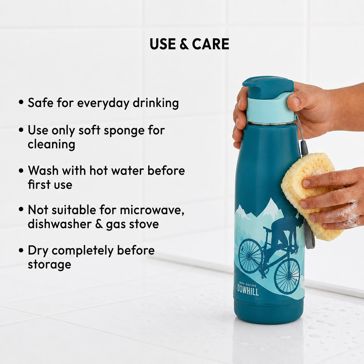 Nakoda Force 900 Insulated Water Bottle, 630ml