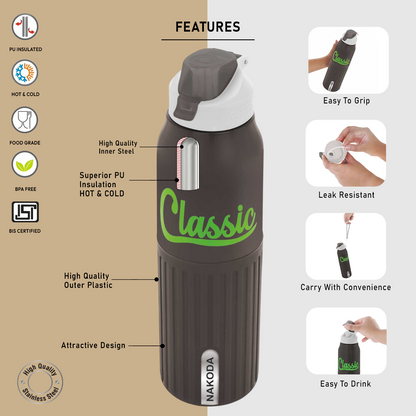Classic 900 Insulated Water Bottle, 630ml