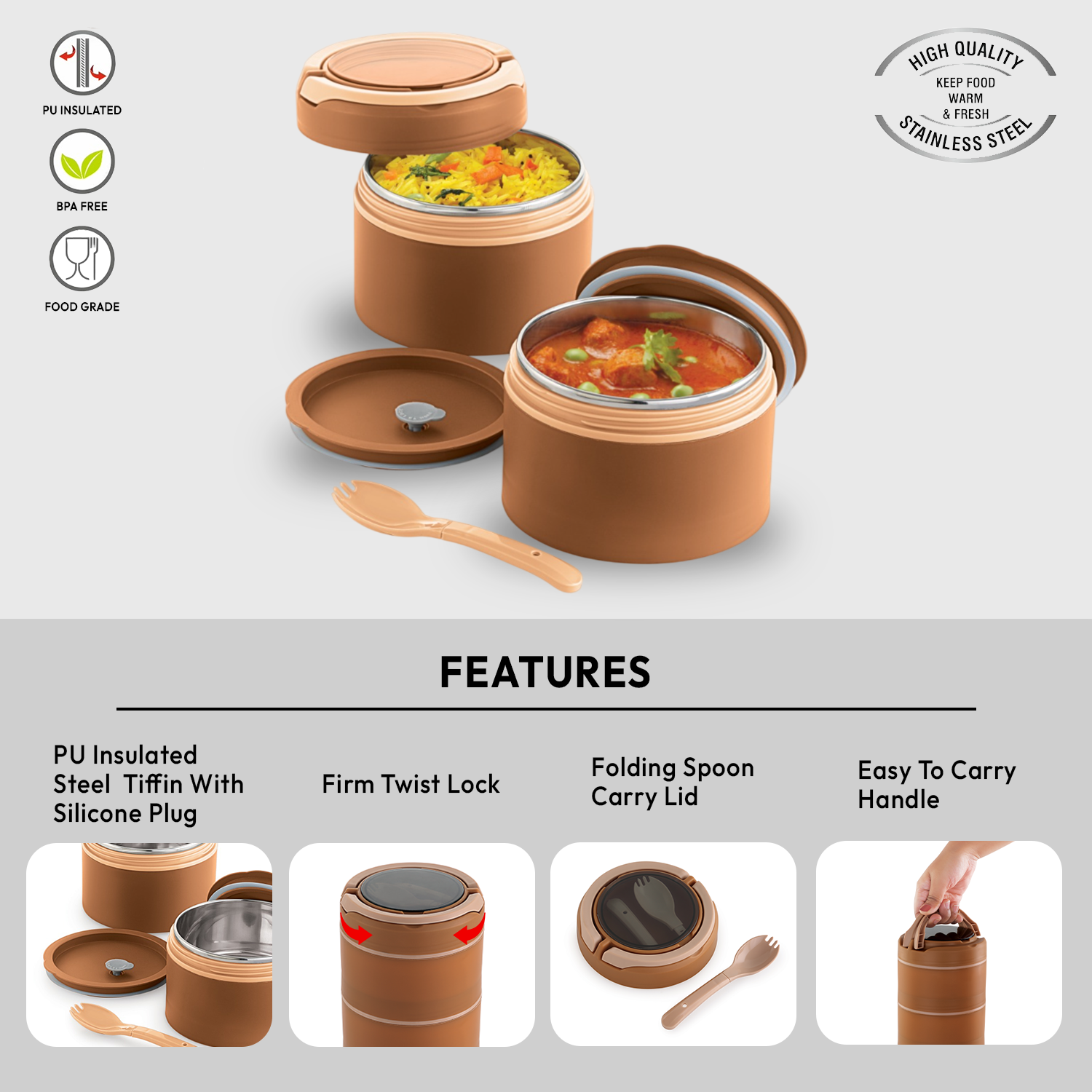 Nakoda Delta Office Tiffin | 2 Compartments