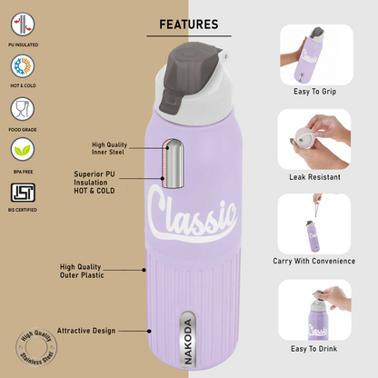 Classic 900 Insulated Water Bottle, 630ml