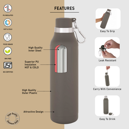 Kindle 900 Insulated Water Bottle, 620ml