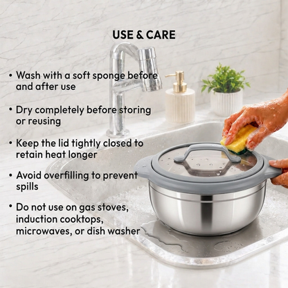 Nakoda NUUK 1500 Insulated Casserole