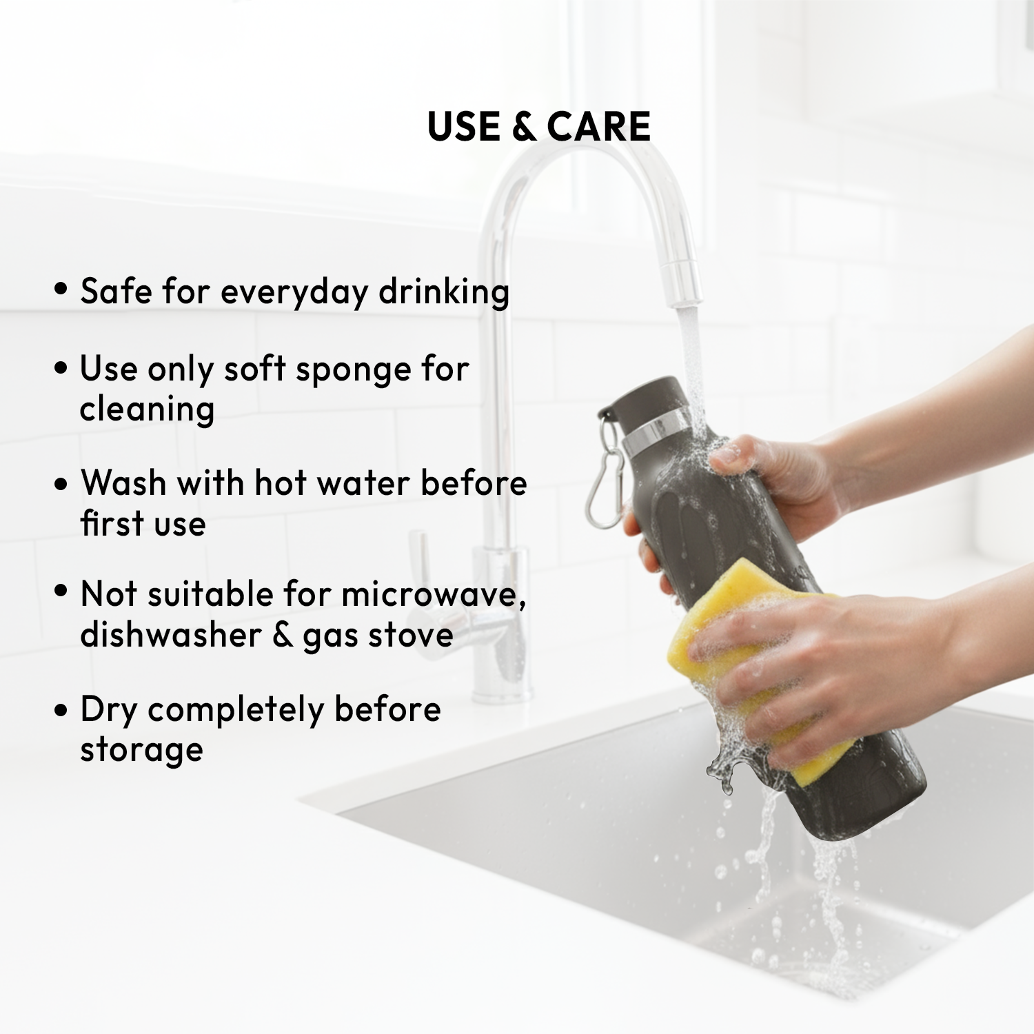 Kindle 900 Insulated Water Bottle, 620ml