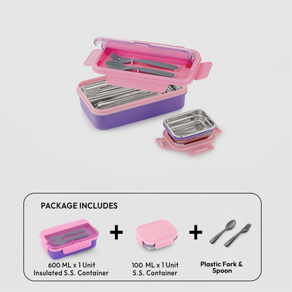 Nakoda PUNCH DLX | School Tiffin Box