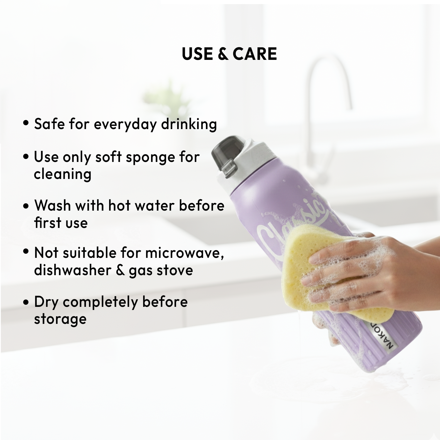 Classic 900 Insulated Water Bottle, 630ml