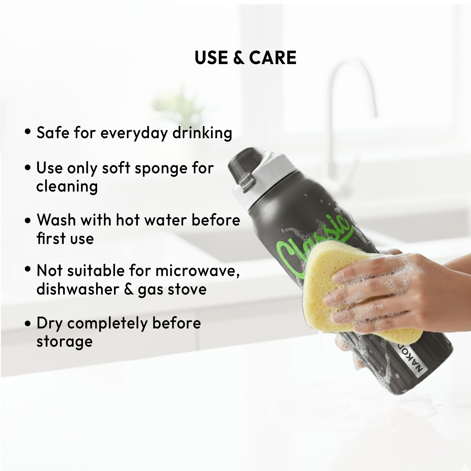 Classic 900 Insulated Water Bottle, 630ml