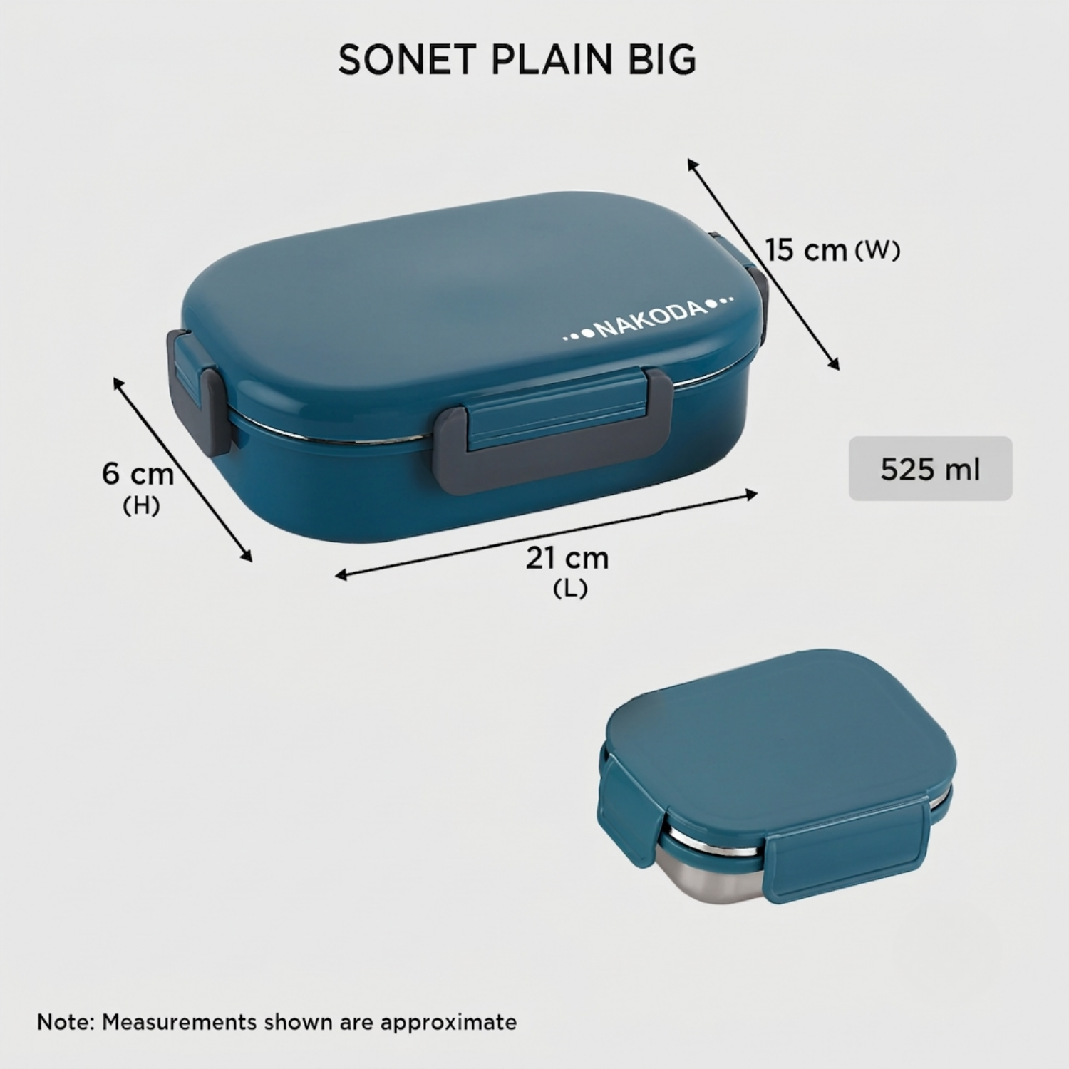 Nakoda SONET PLAIN BIG | School Tiffin Box