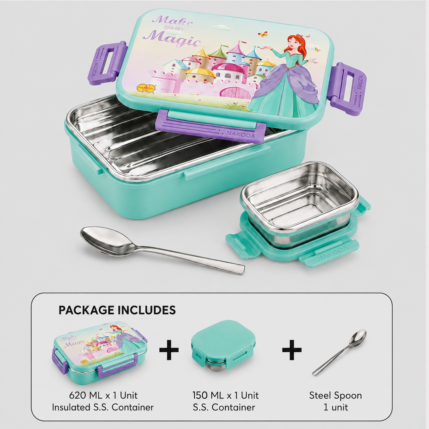 Nakoda STANLEY PRINTED 750 | School Tiffin Box