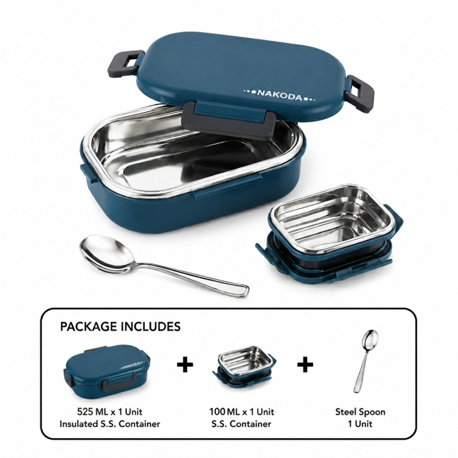 Nakoda SONET PLAIN BIG | School Tiffin Box